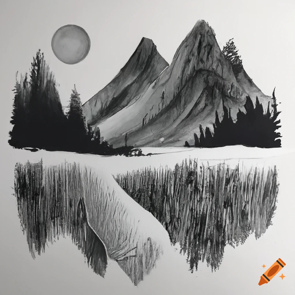 How to Draw Mountains for Beginners - Art by Ro | Mountain drawing, Easy  drawings, Drawings