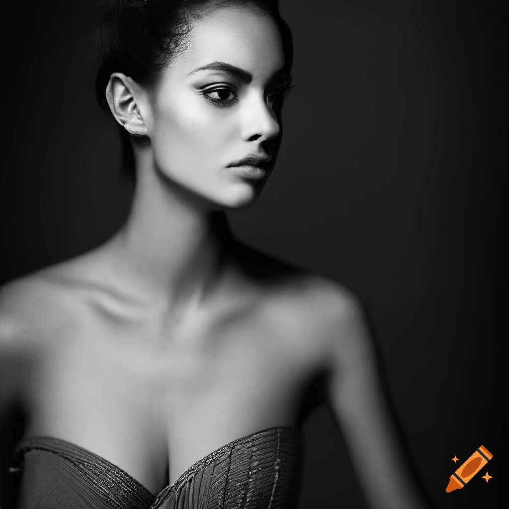 exquisite fashion magazine cover with a stunning young woman