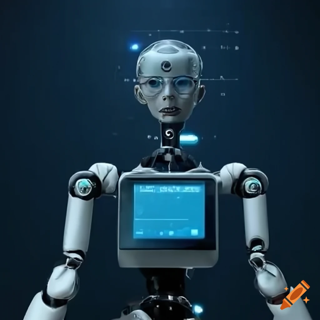 futuristic robot MAL 9000