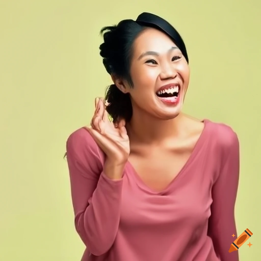 smiling Malaysian woman