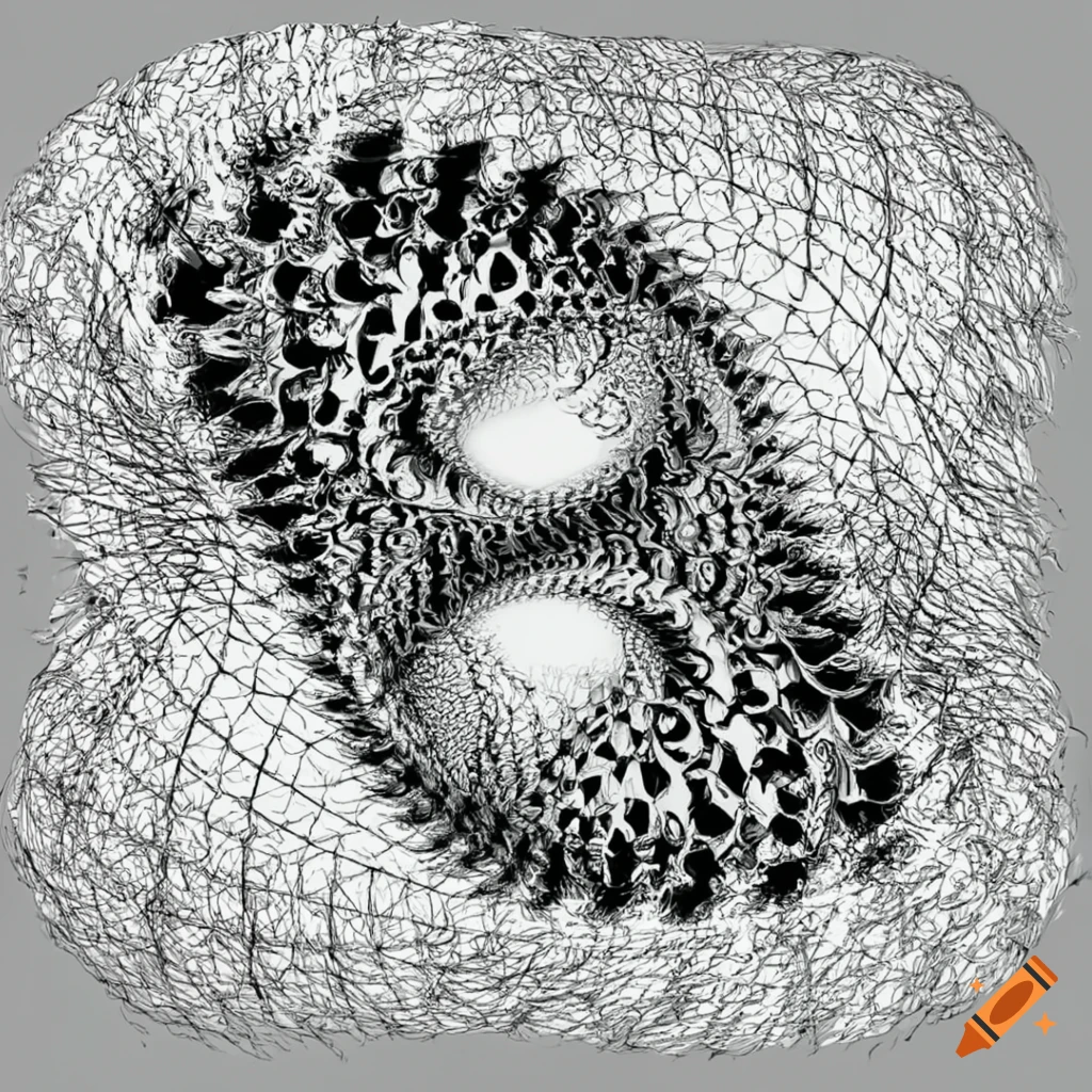 mind-bending 3D fractal torus artwork