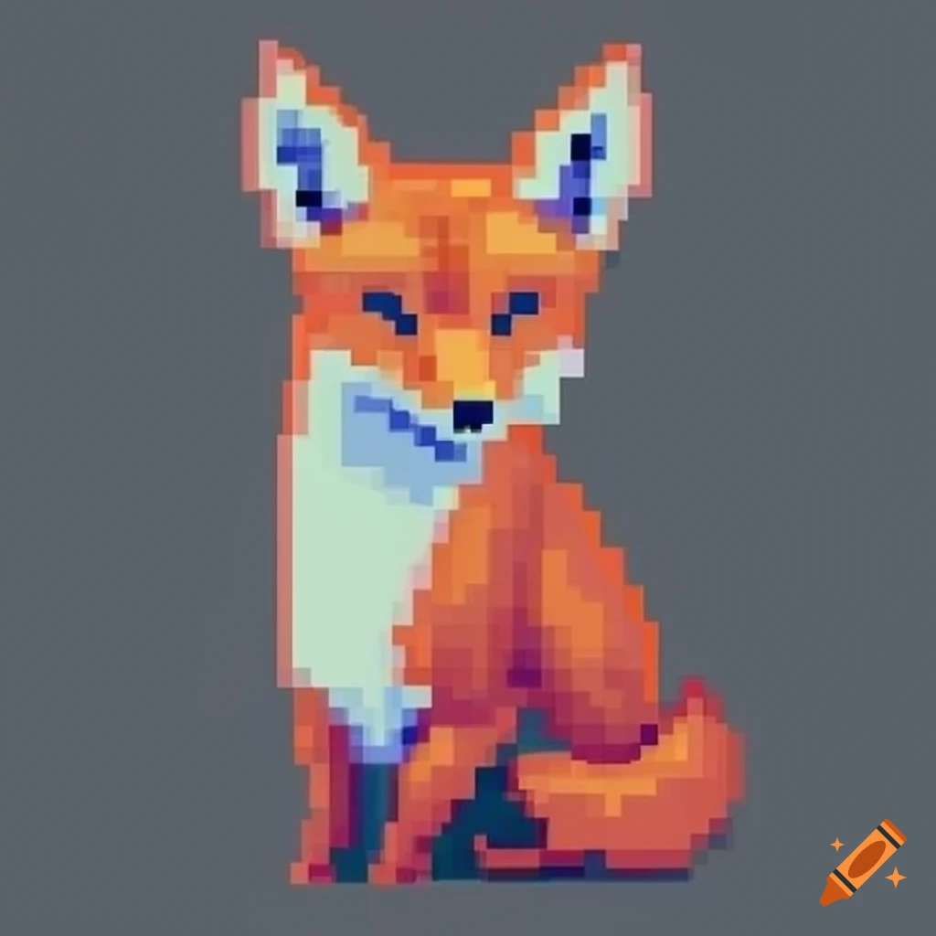 26 of the most beautiful pixel art fox 🦊
