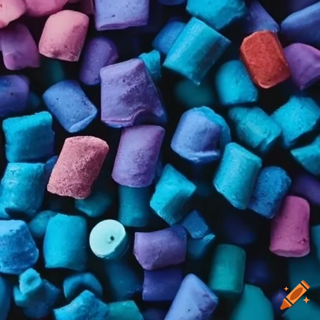 colorful paint pellets