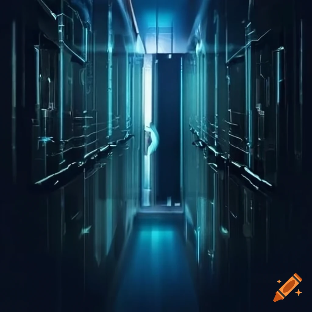Servers In A Data Center On Craiyon