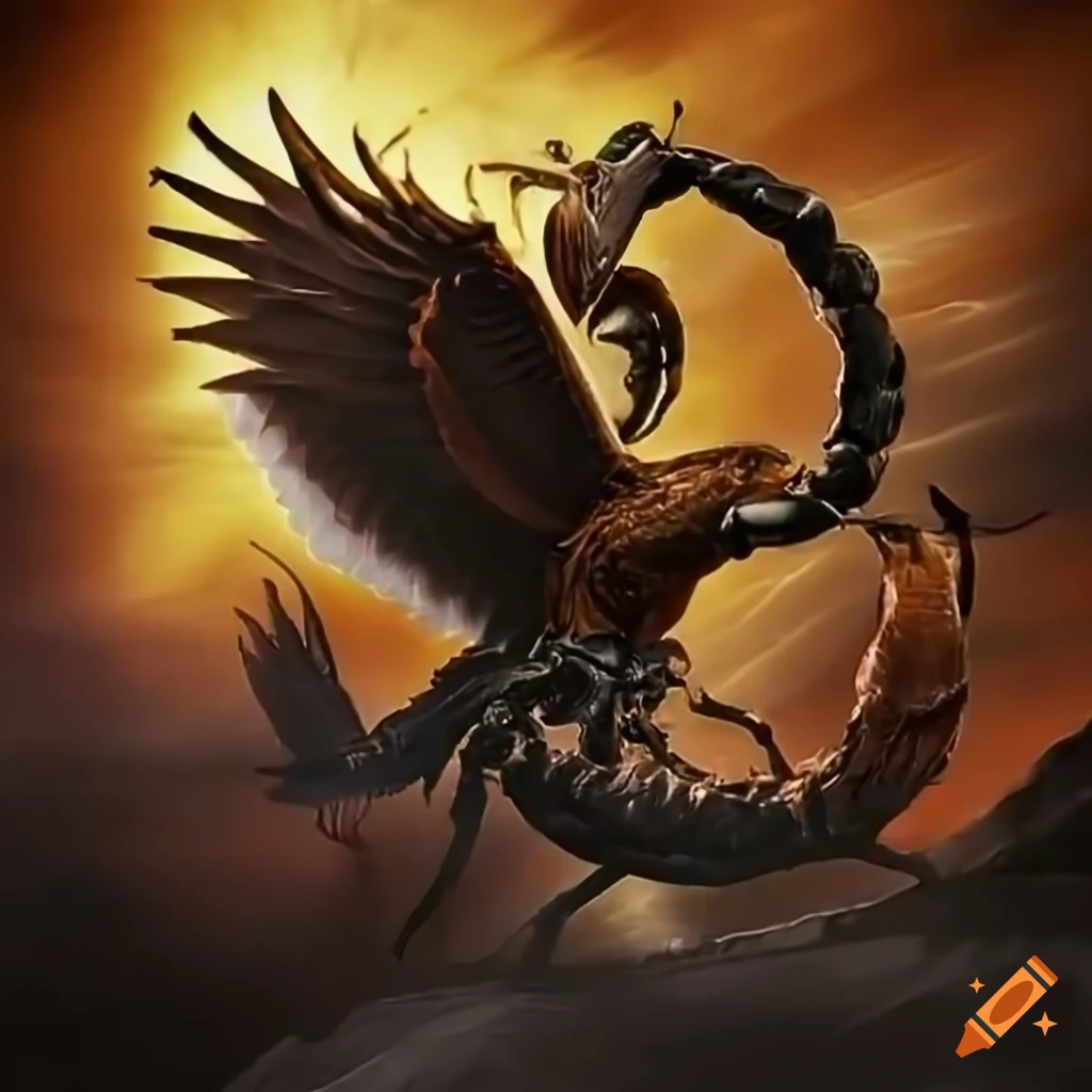 Eagle Fight Snake Vector Illustration Design Art Stock Vector -  Illustration of black, decoration: 176385155