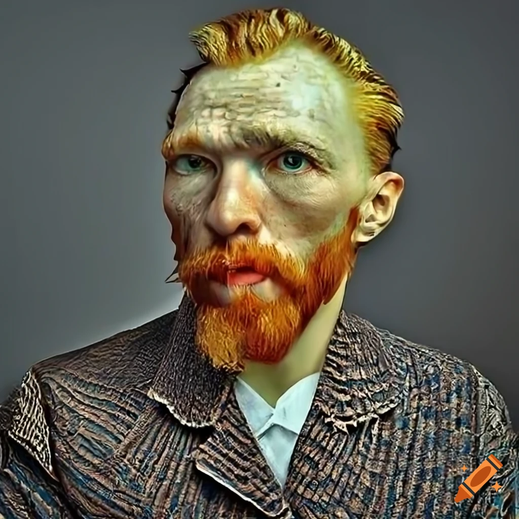 Hyperrealistic 3d render of van gogh's artwork on Craiyon