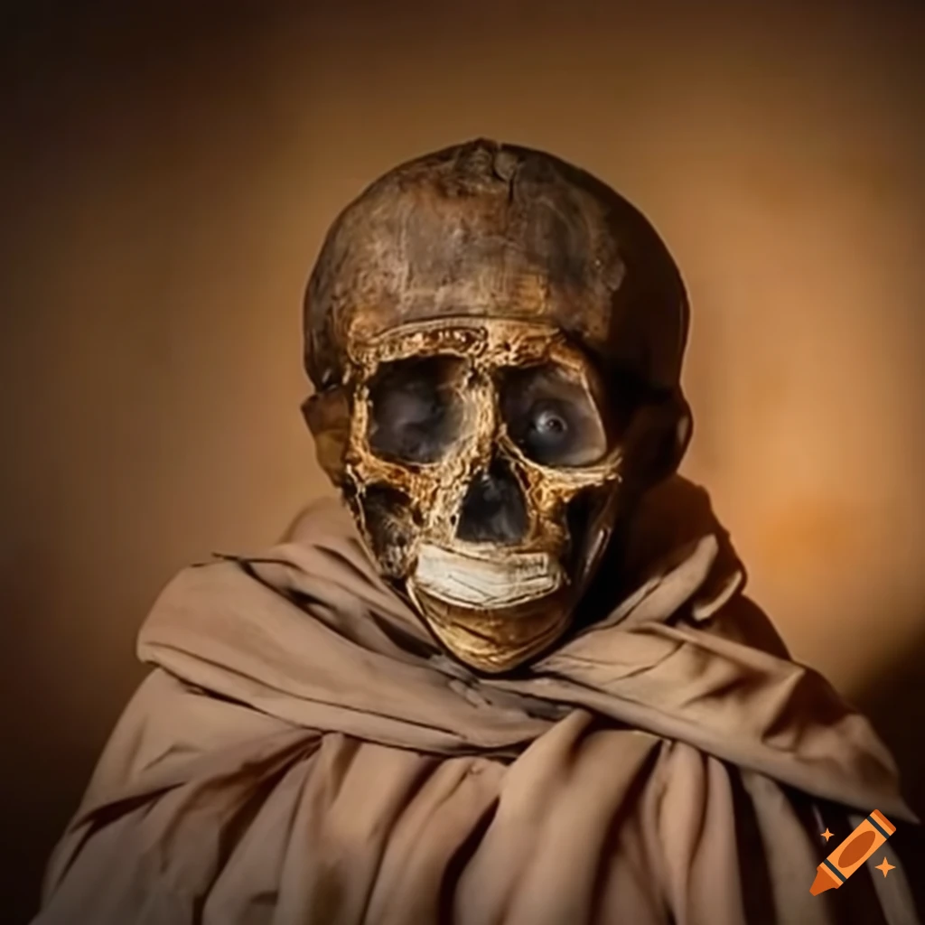 ancient self-mummified monk