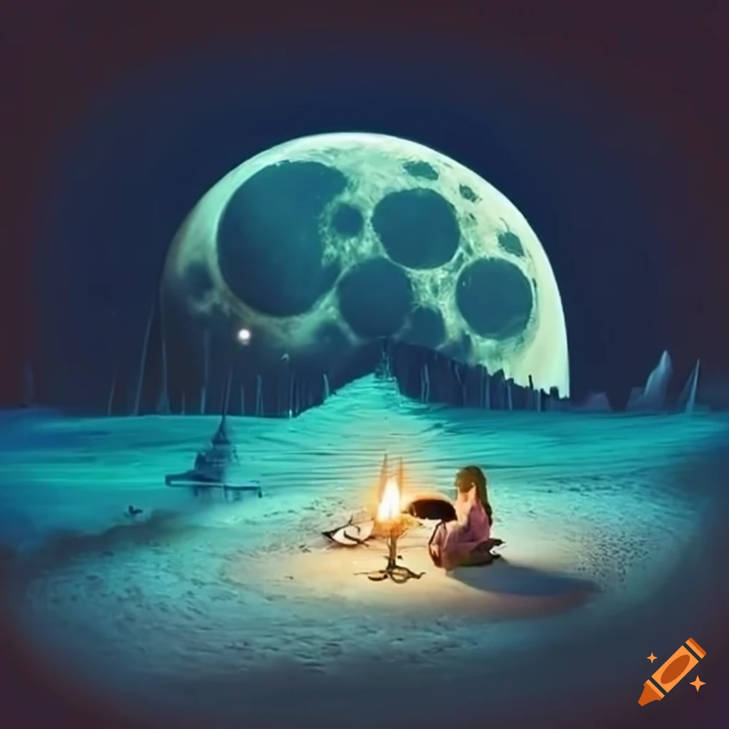 image-of-camping-on-the-moon-on-craiyon
