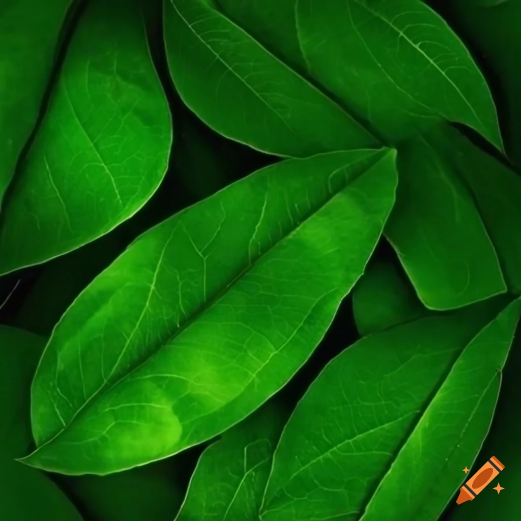 close-up of lush green leaves