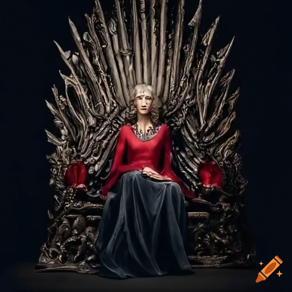 Targaryen sitting on the iron throne