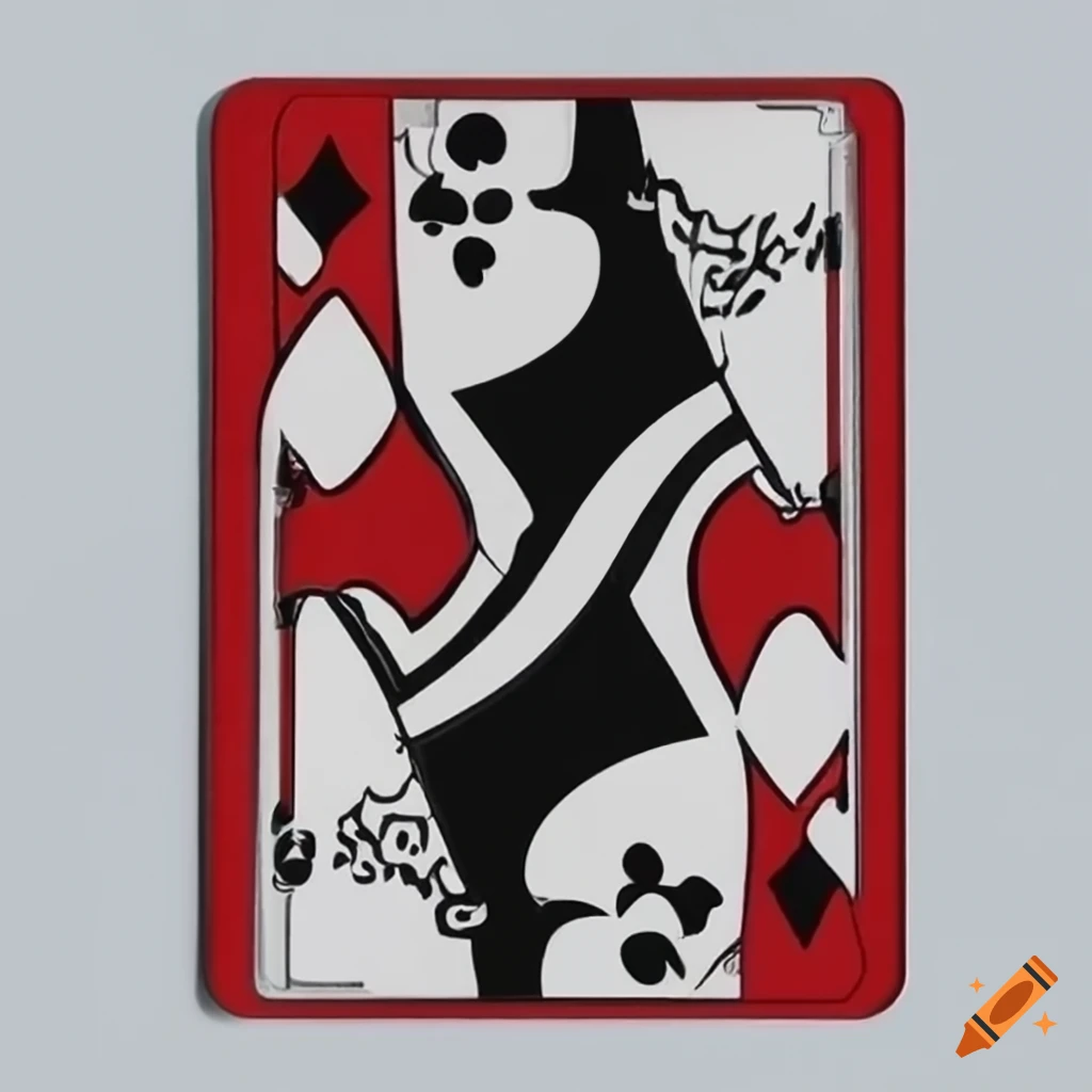 mime performing with playing card
