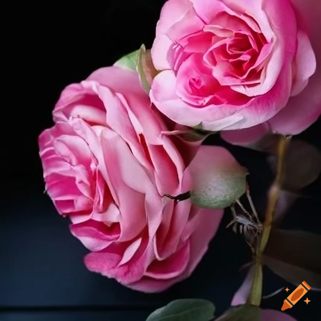 close-up of a knockout rose