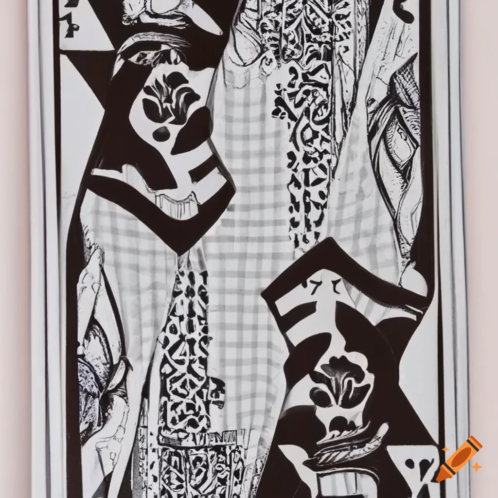 mime holding a playing card