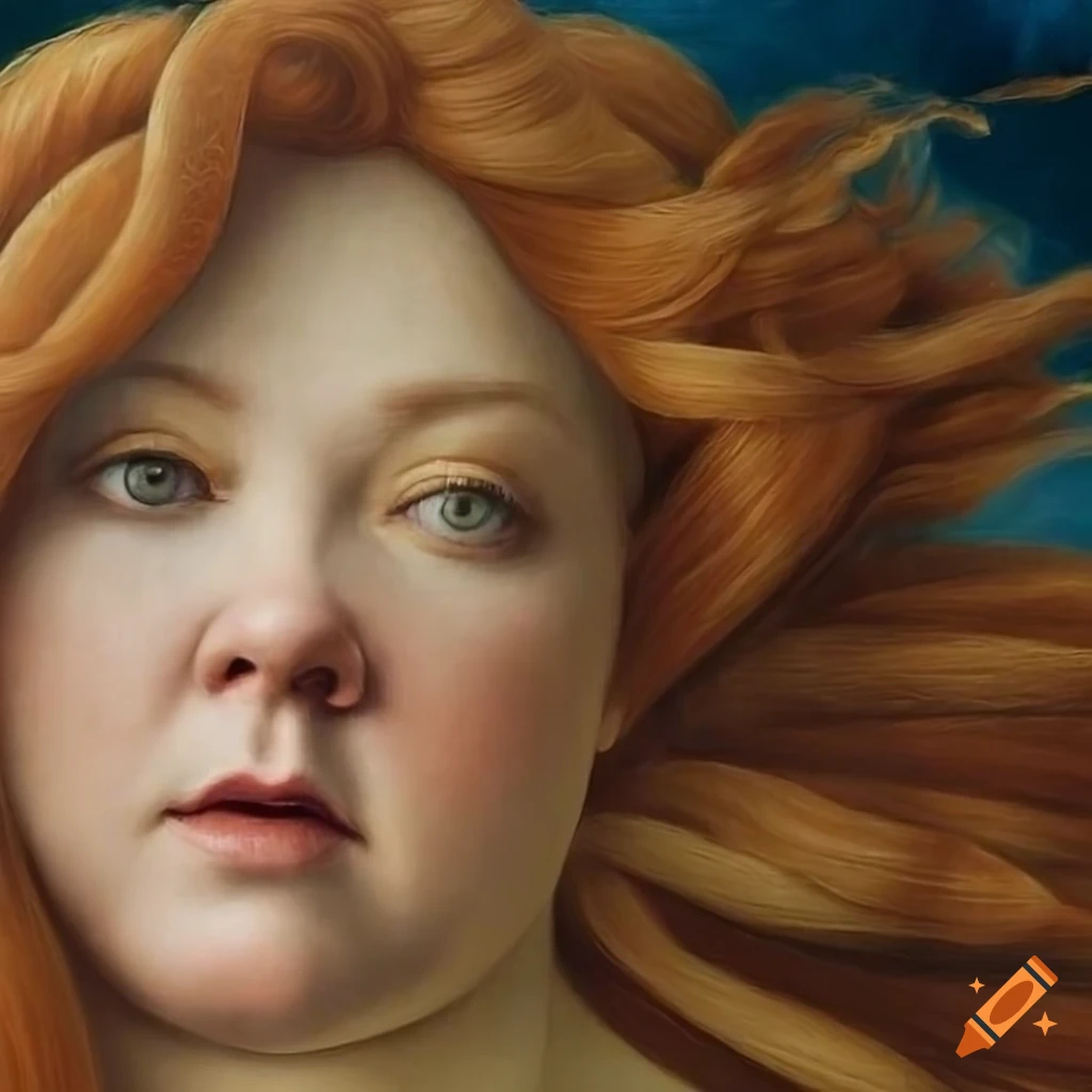 Hyperrealistic depiction of the birth of venus on Craiyon