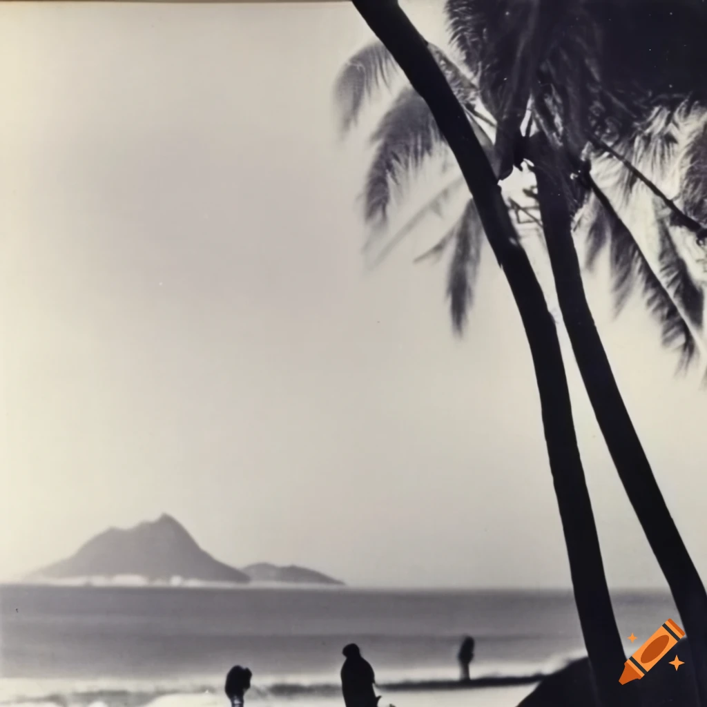 vintage photo of Copacabana Beach
