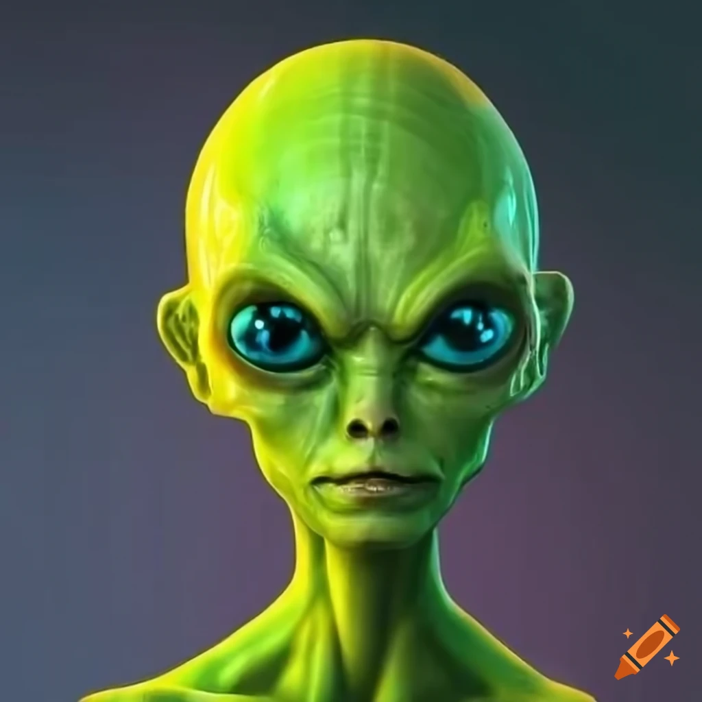 Cartoon ufo with alien inside on Craiyon