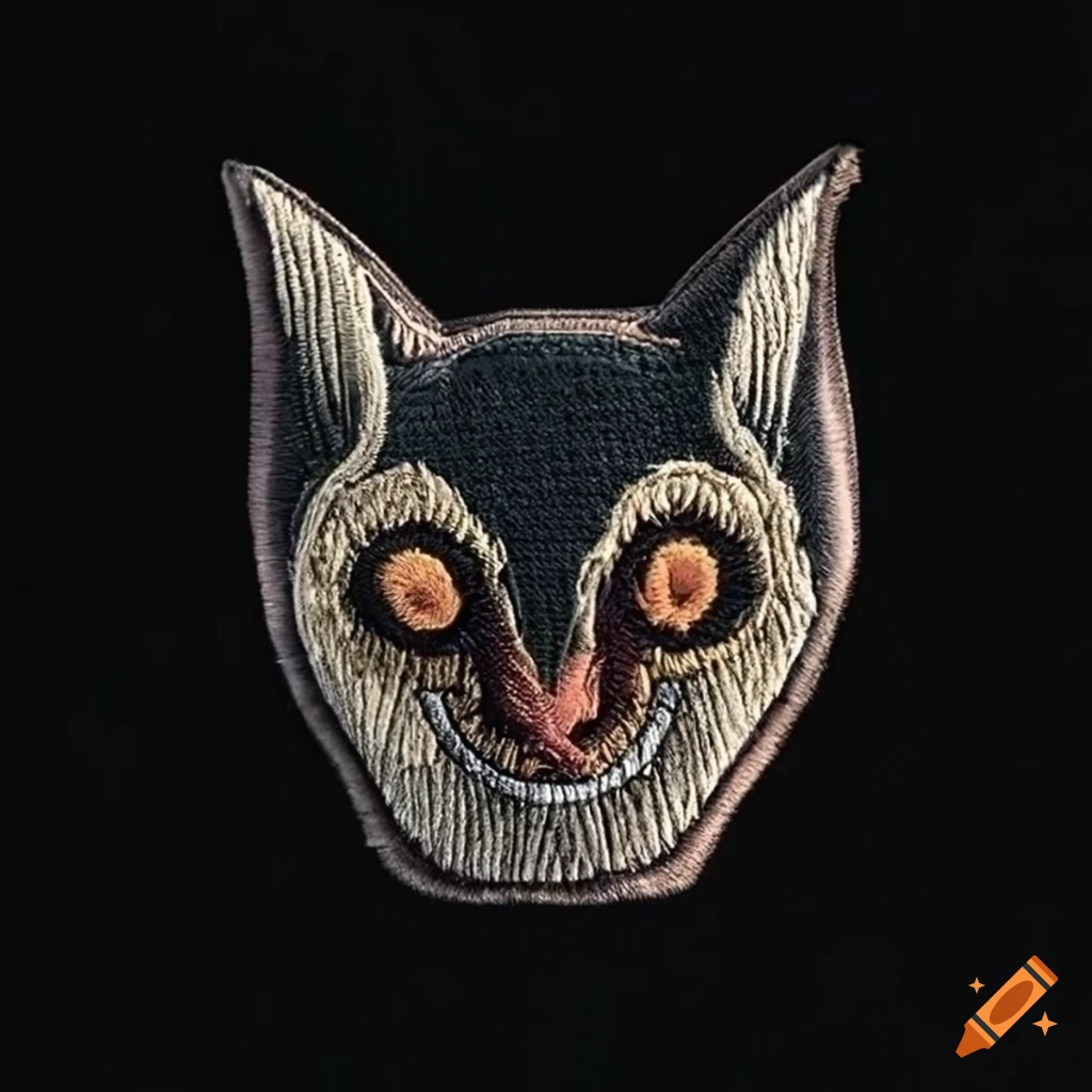 design patch with a ghost emoji