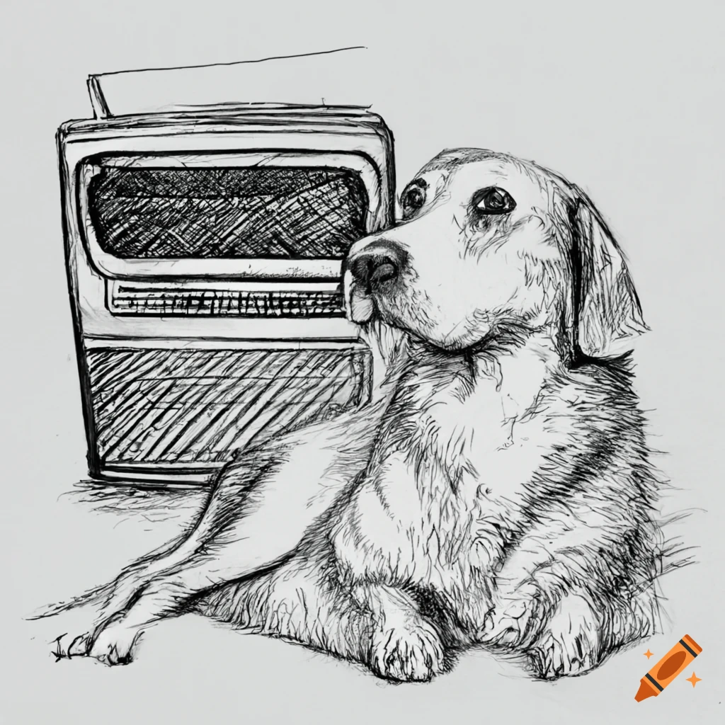 Dog Drawing (Bulldog, Pug, Dachshund) - The Graphics Fairy