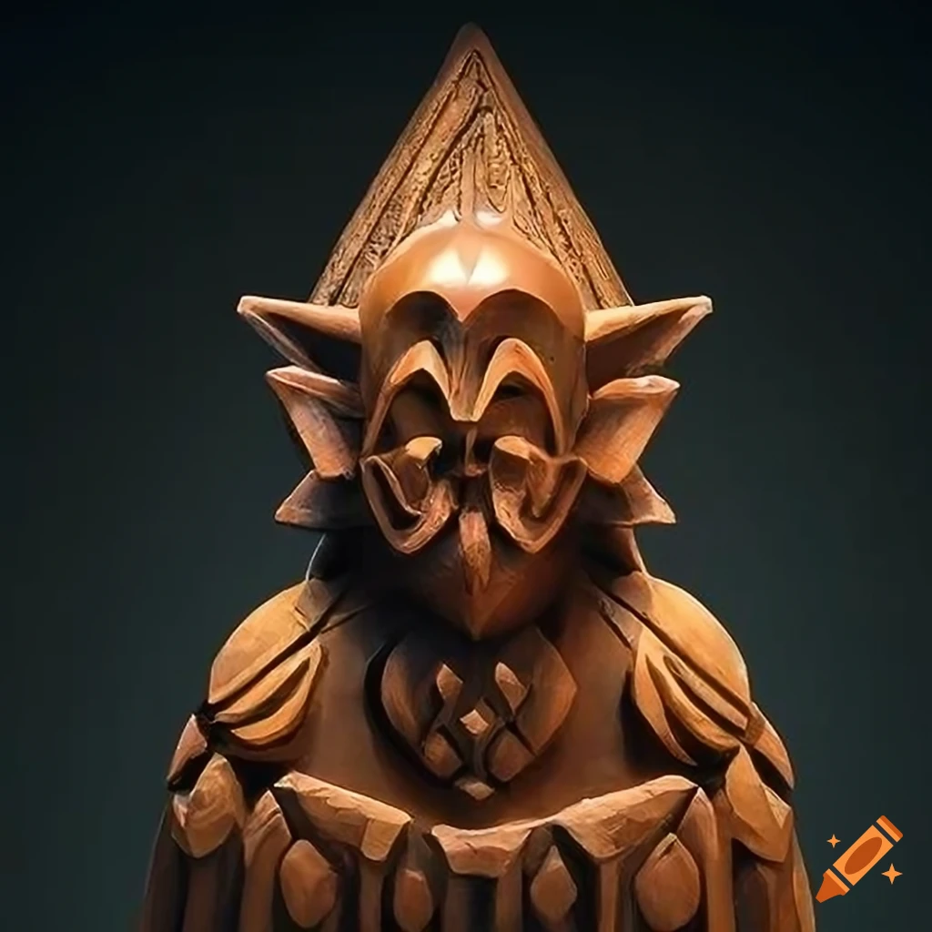 Detailed sculpture inspired by zelda game
