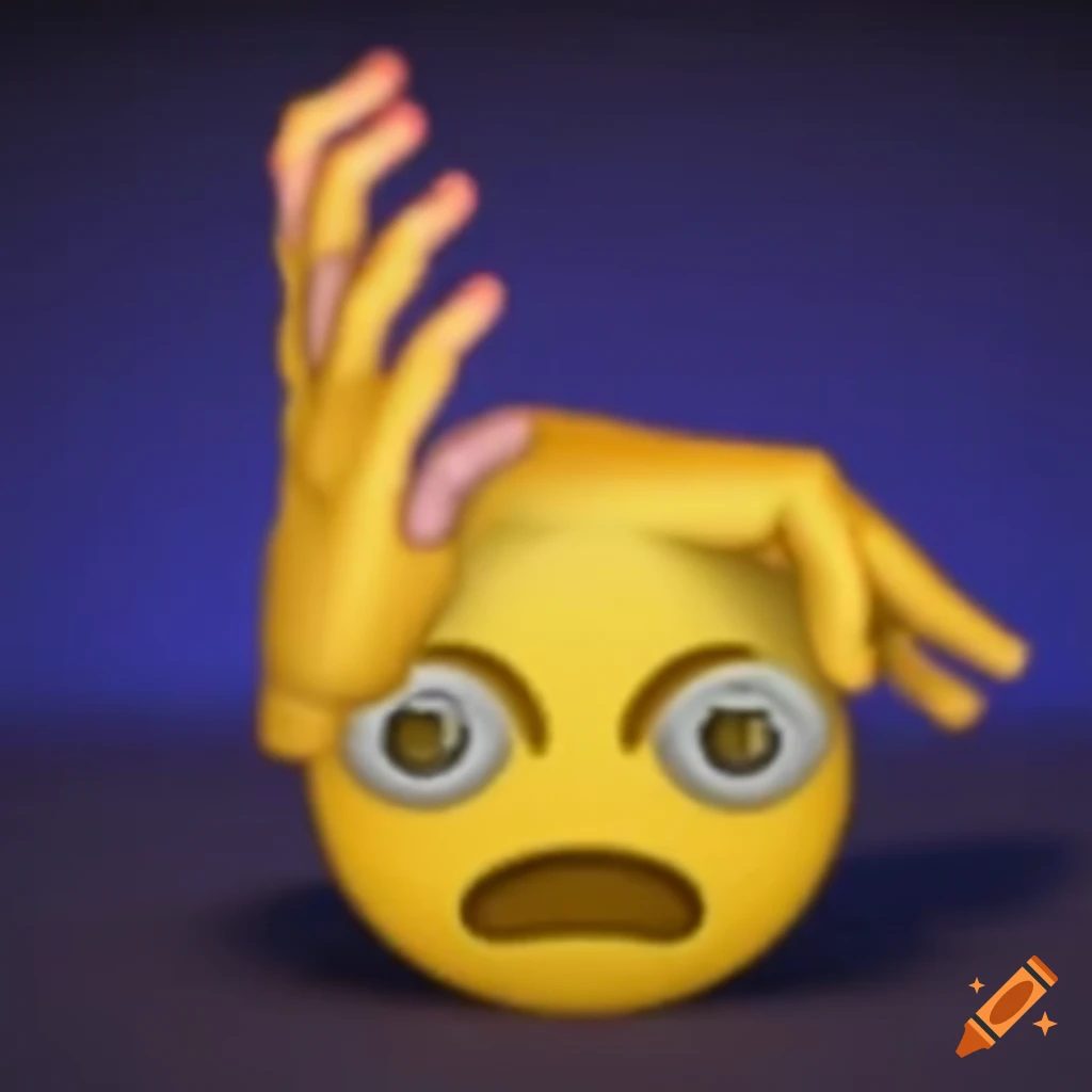 3d meme of a bipolar emoji