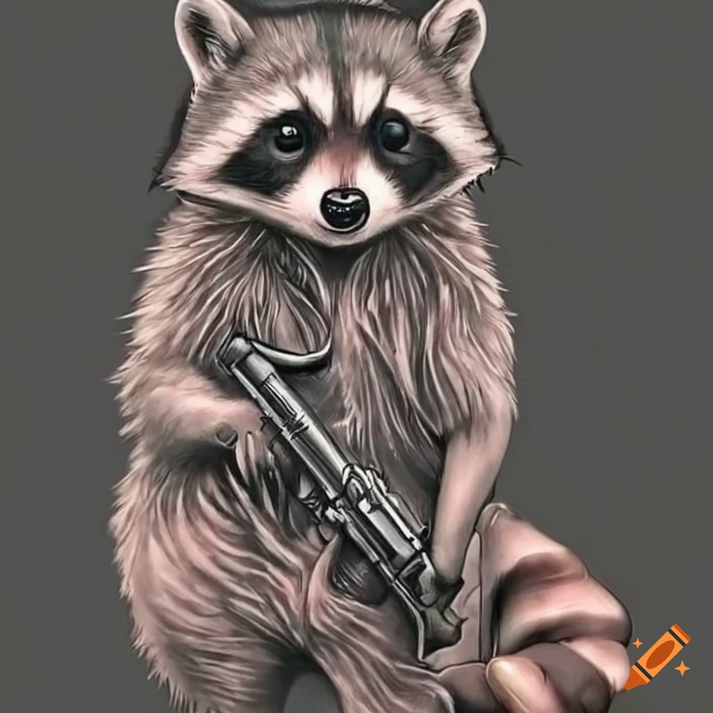 Raccoon Tattoo Stock Vector Illustration and Royalty Free Raccoon Tattoo  Clipart