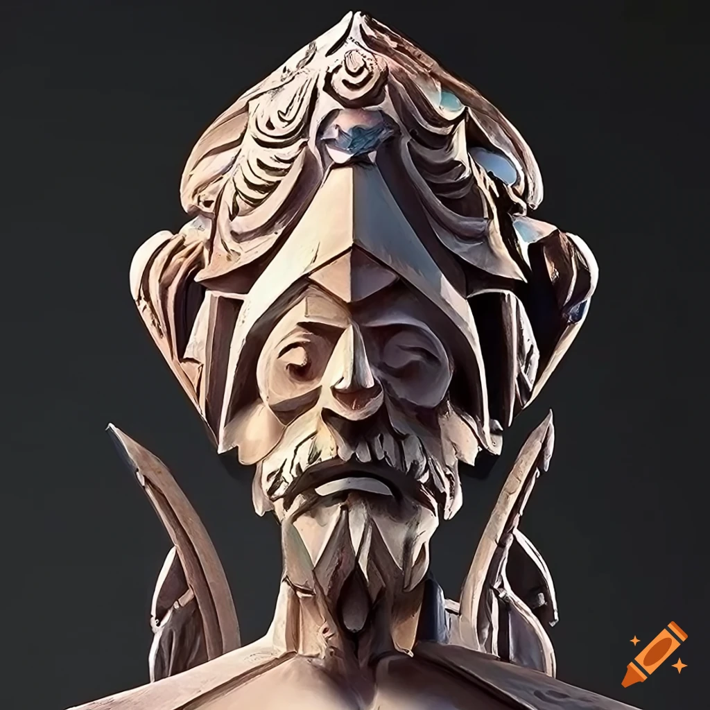 Detailed sculpture inspired by zelda game on Craiyon