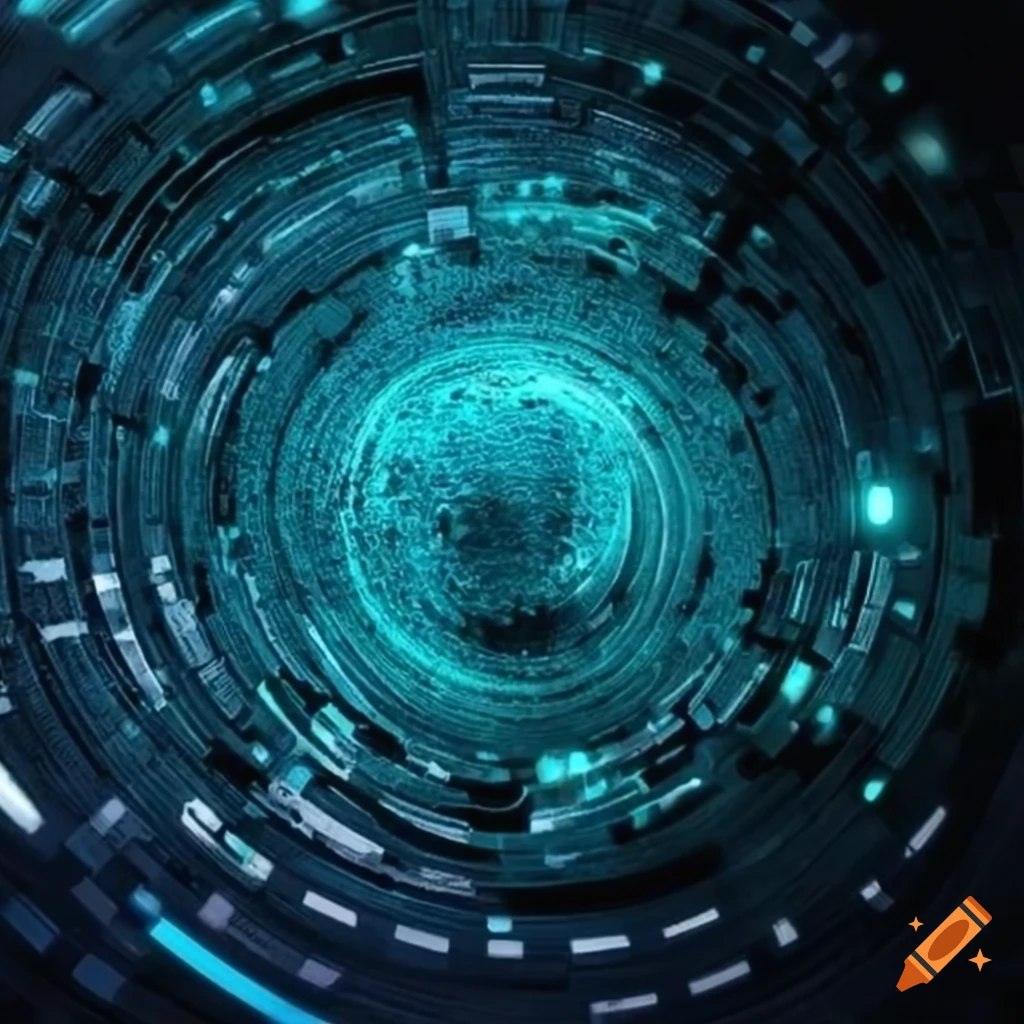 Illustration representing digital footprint