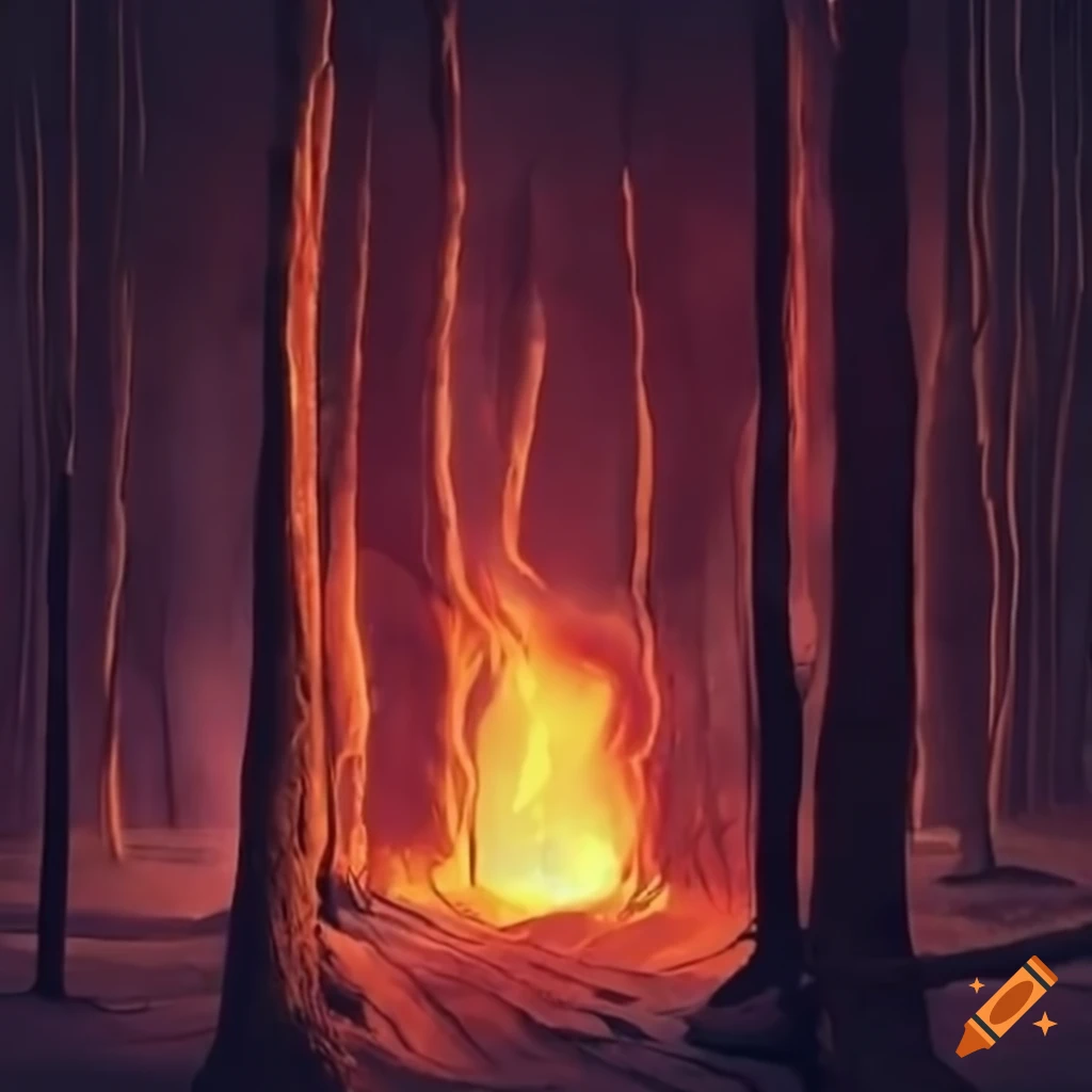 Image of a walk through fire