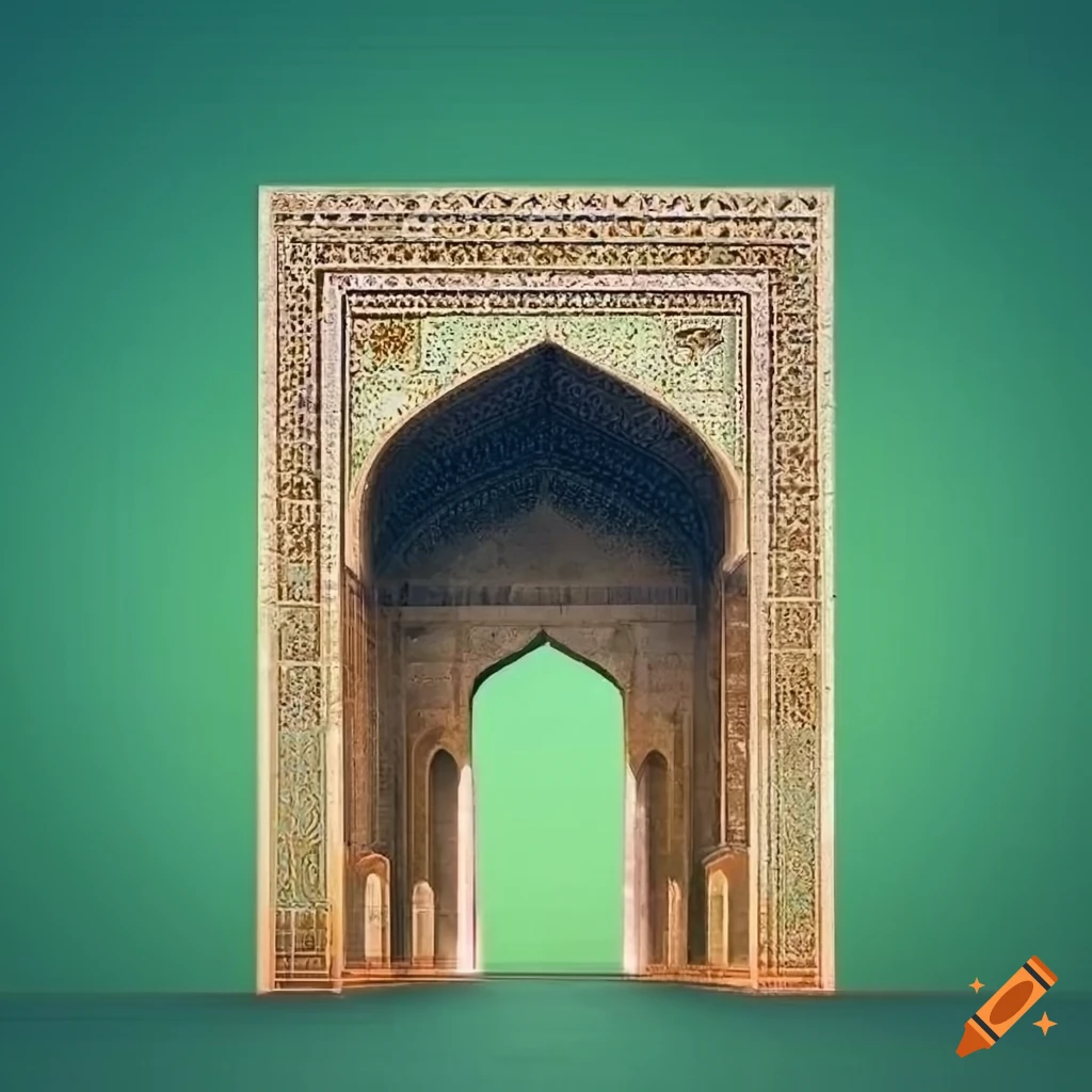 abstract artwork of an architecturally inspired design