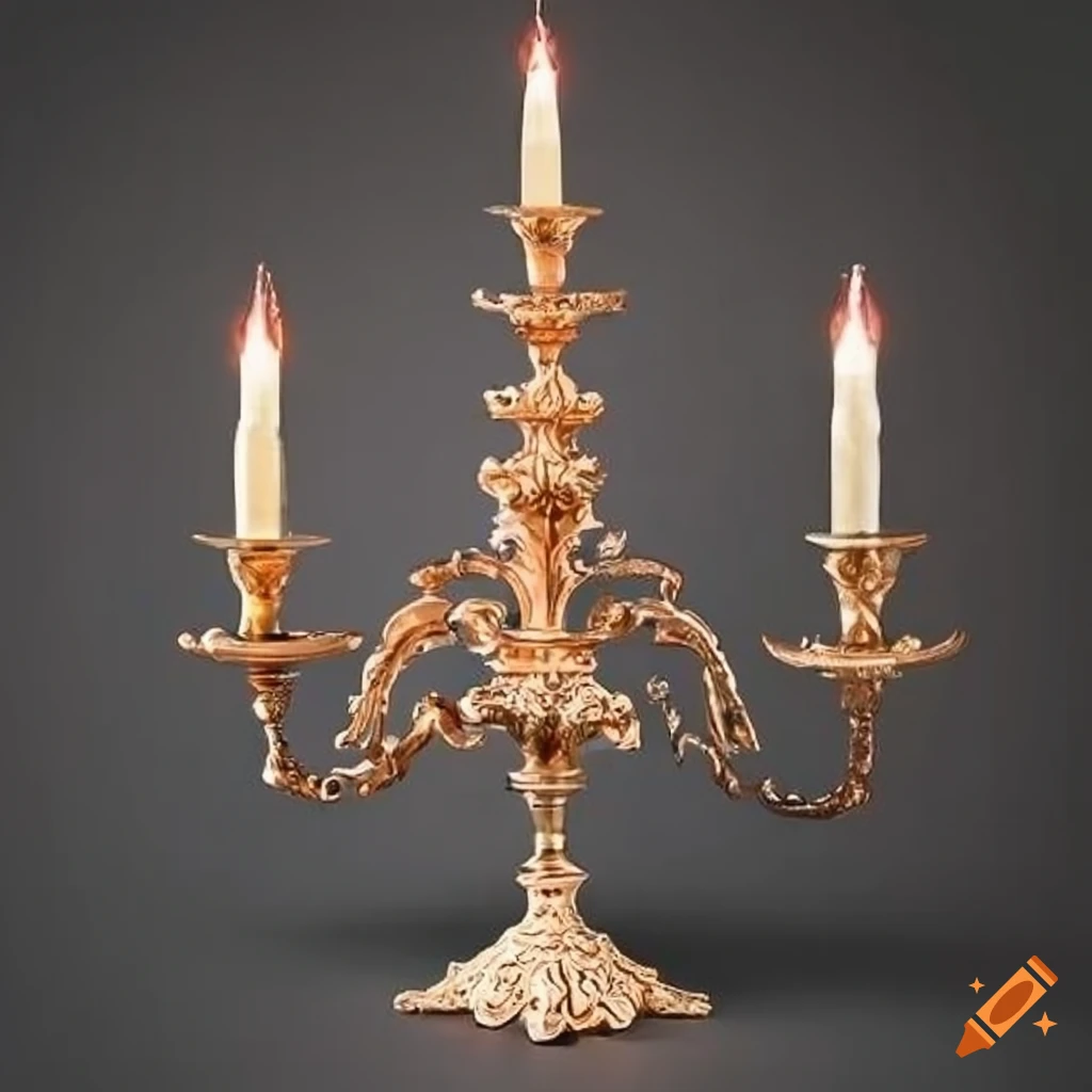 ornamental candlestick candelabrum