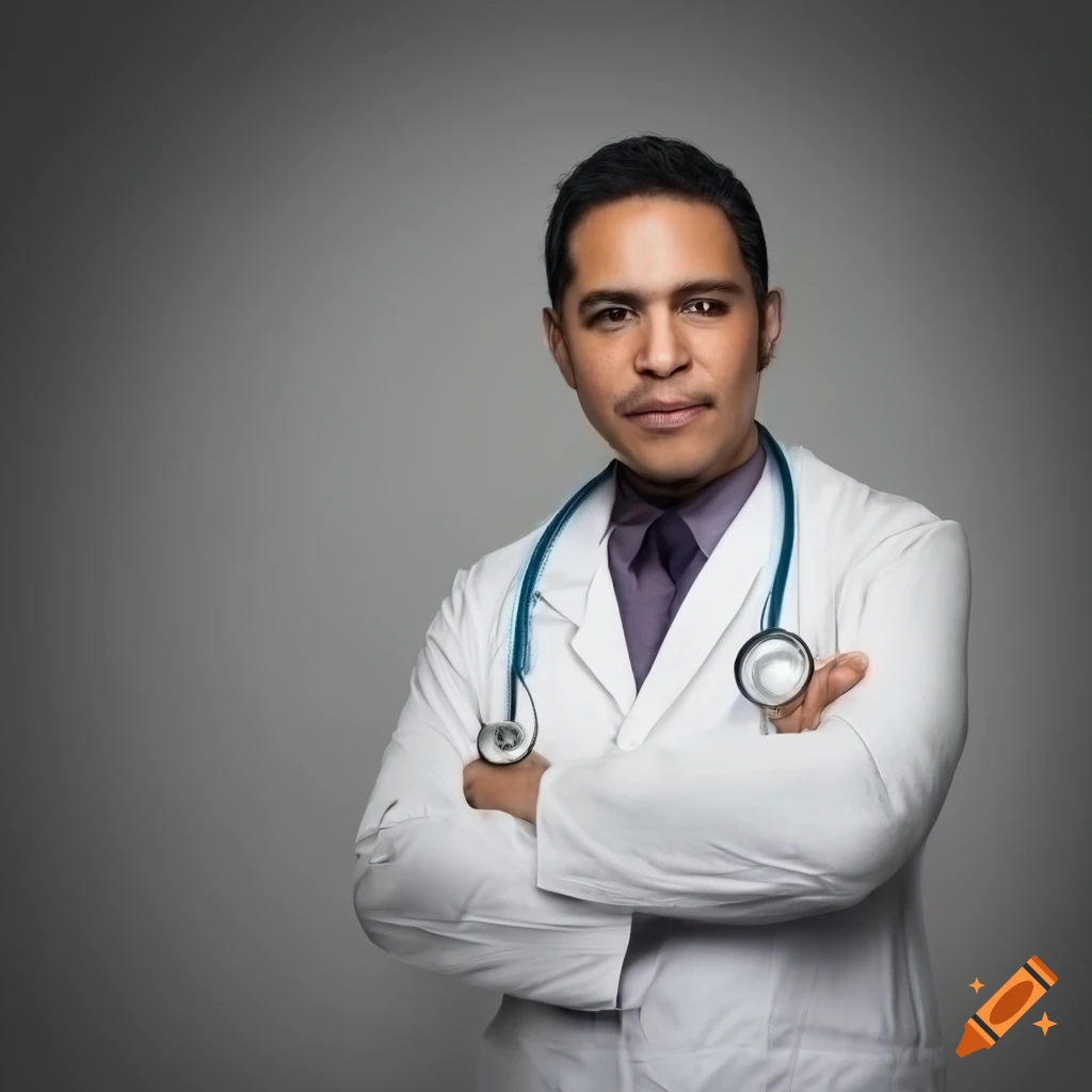 portrait-of-a-latino-doctor-with-a-stethoscope-on-craiyon