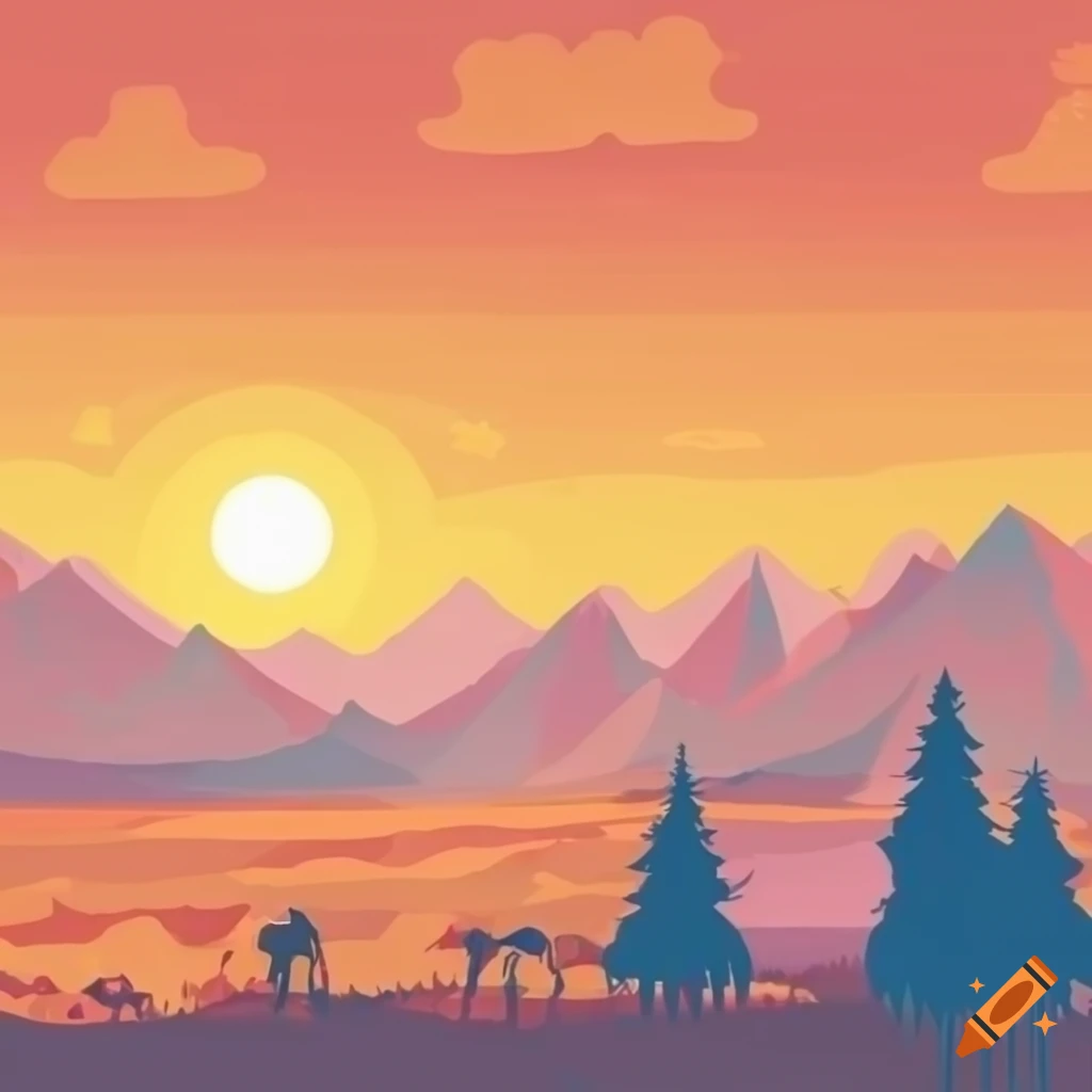 vector-illustration-of-a-nordic-autumn-landscape-on-craiyon