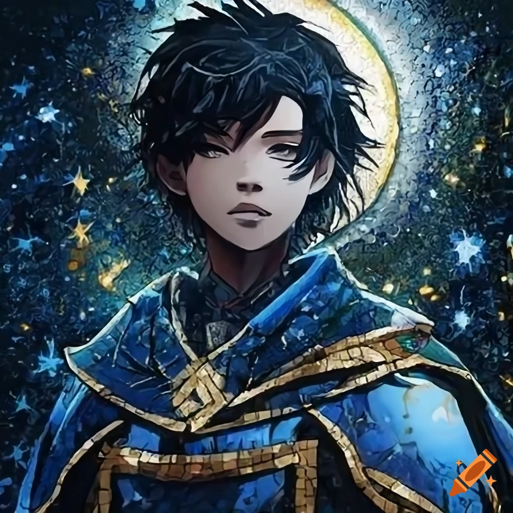 Ultra Detailed Mosaic Painting Inspired By Carel Fabritius In Anime Ultra Detailed Mosaic Painting Inspired By Carel Fabritius In Anime