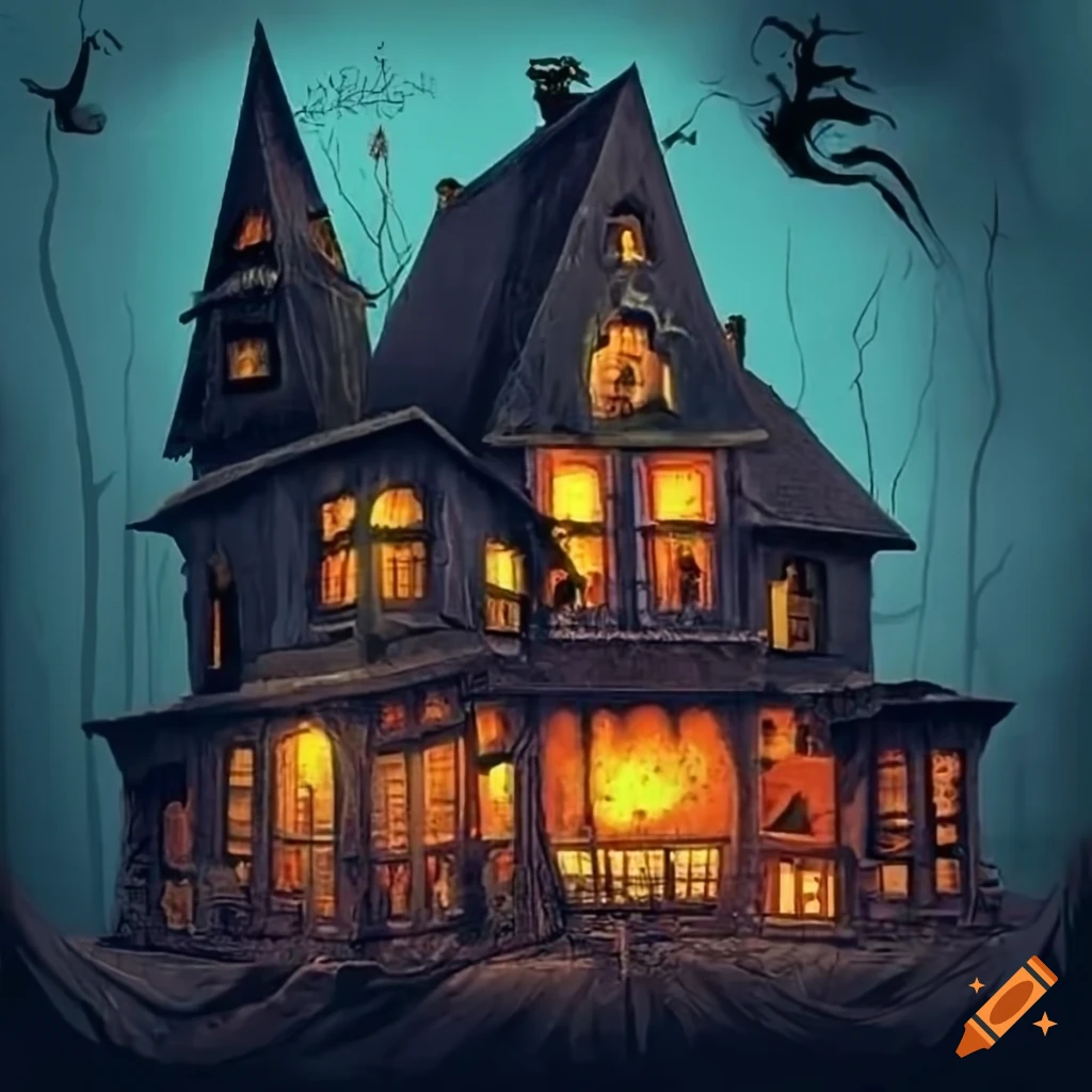 Haunted House Flyer Design