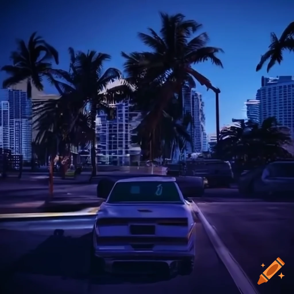 Miami Beach in GTA style