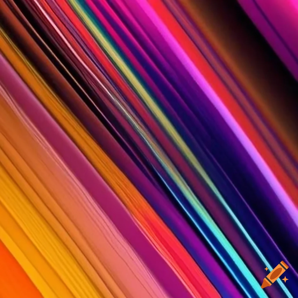 Horizontal Colored Lines Abstract Art On Craiyon