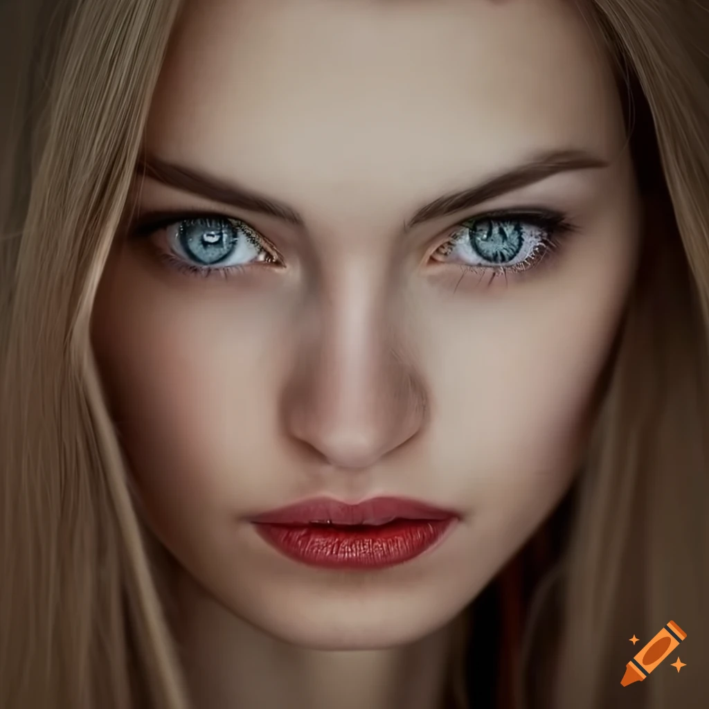 Photorealistic Portrait Of A Beautiful Slavic Woman On Craiyon