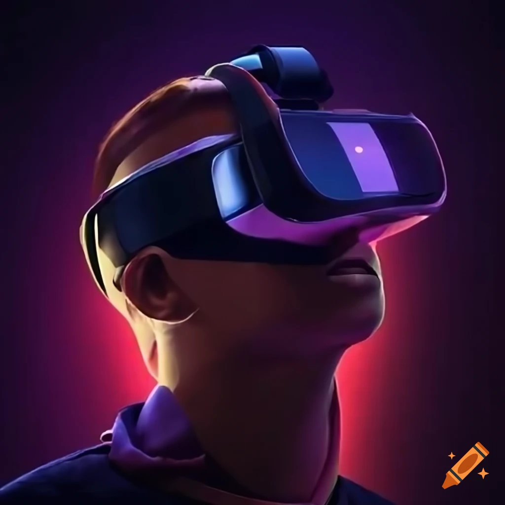 Vr experience advertisement on Craiyon