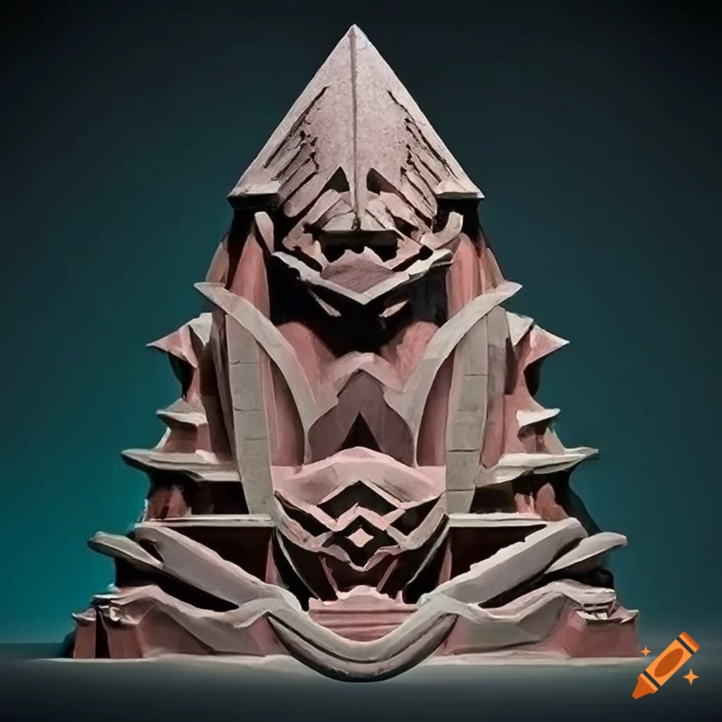 Detailed sculpture inspired by zelda game on Craiyon