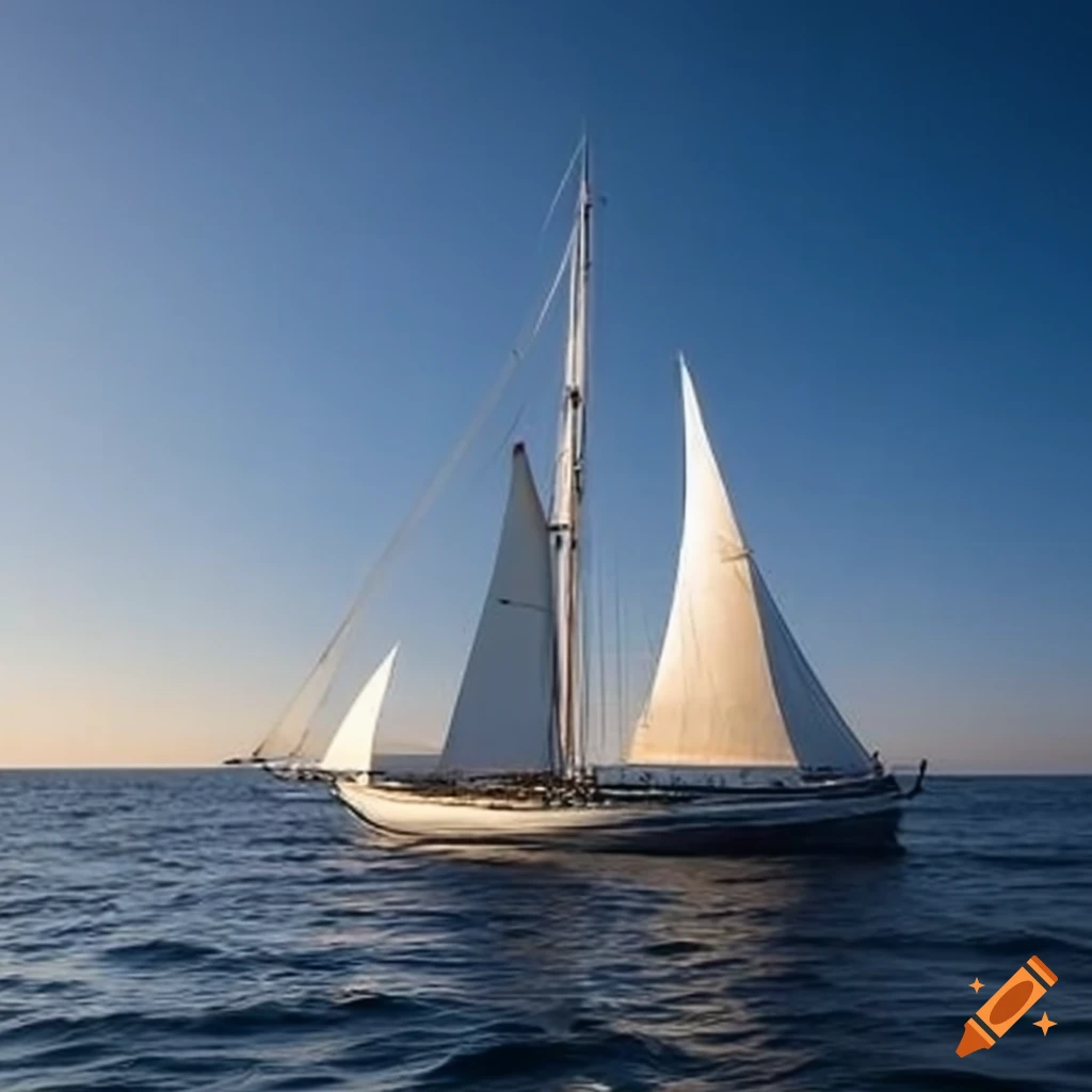 elegant sailboat logo