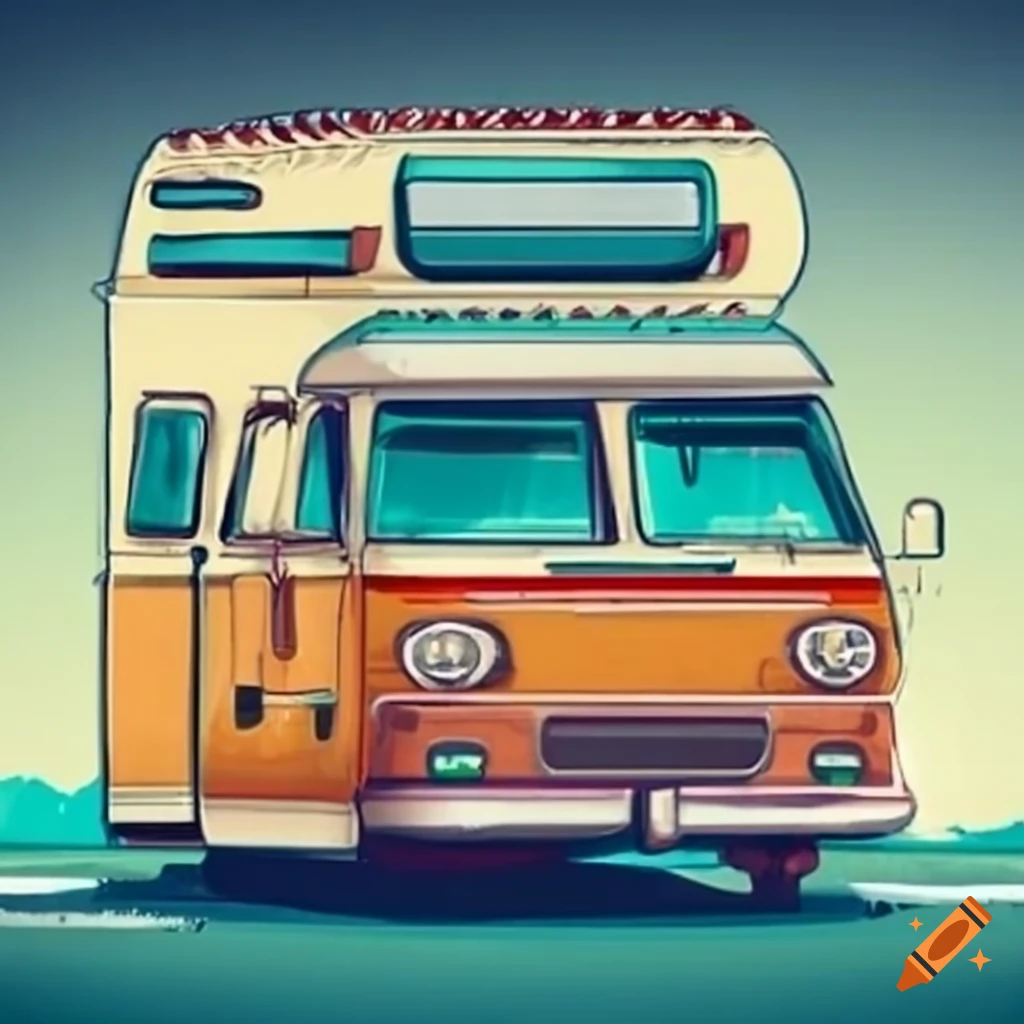 gritty campervan interior