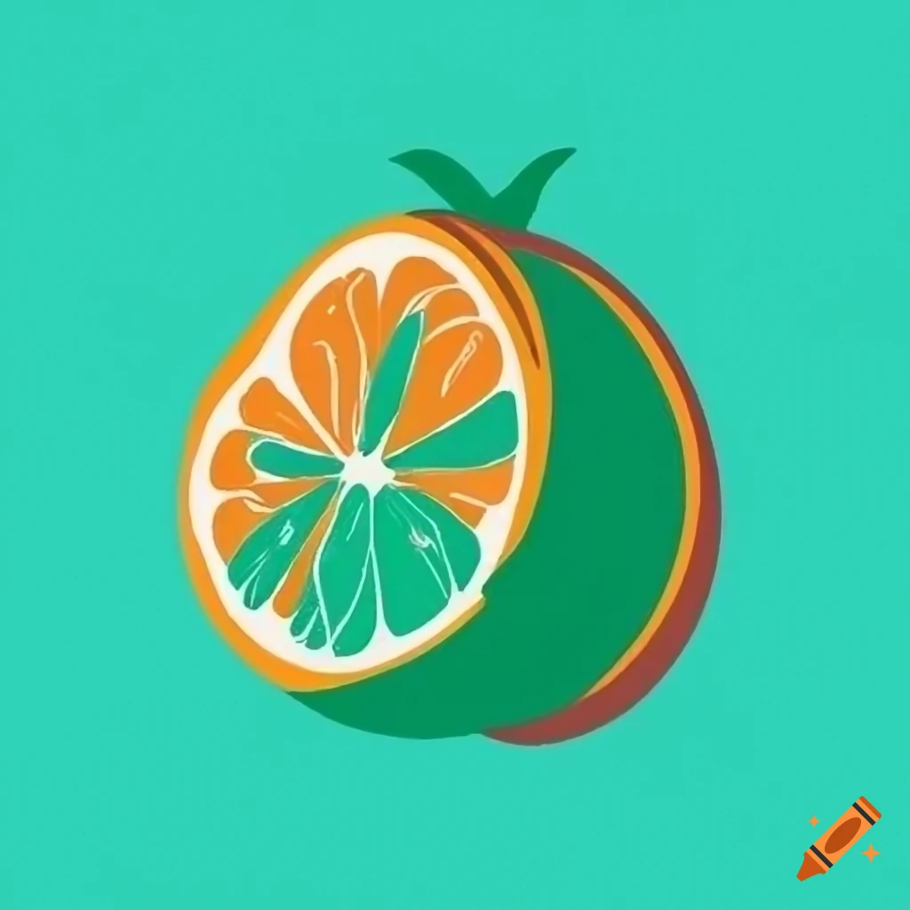Simple Logo Featuring Citrus Fruit