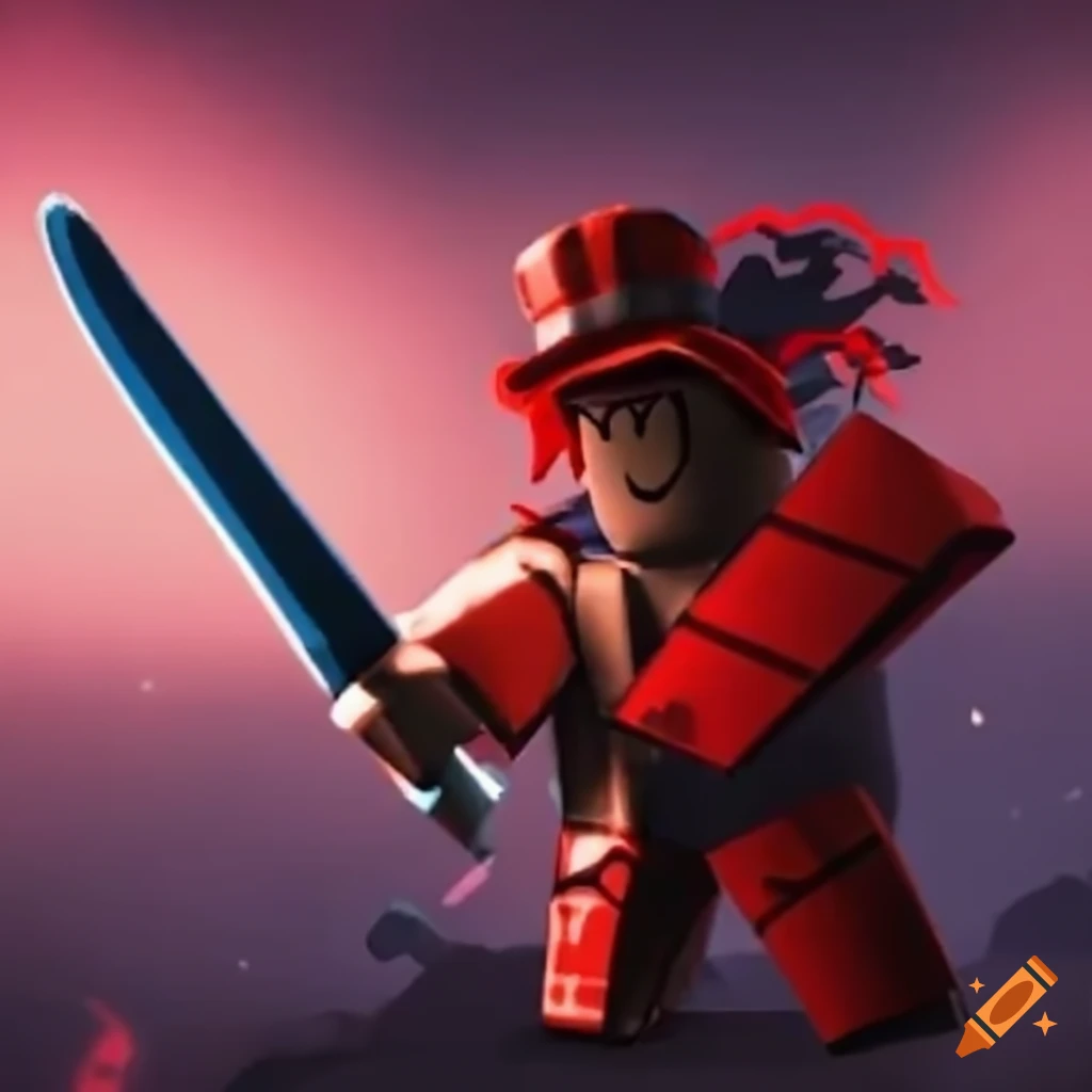 Roblox game battle with swords