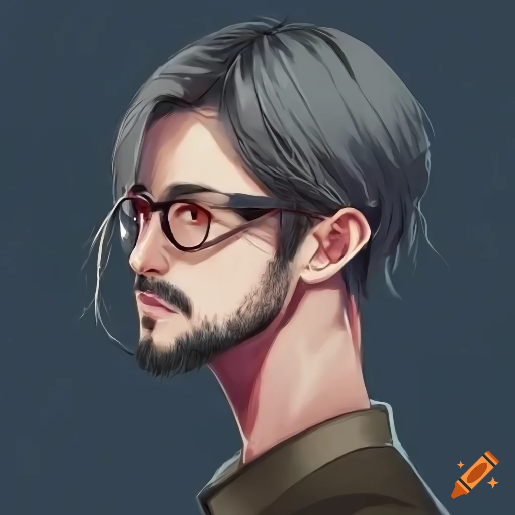 friendly professional man with glasses and beard