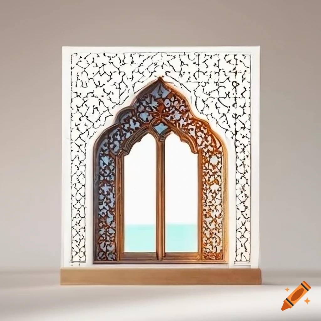 white altar window in Islamic art