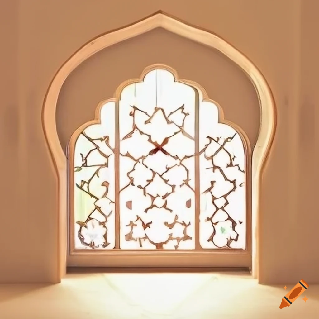 white altar window in Islamic art