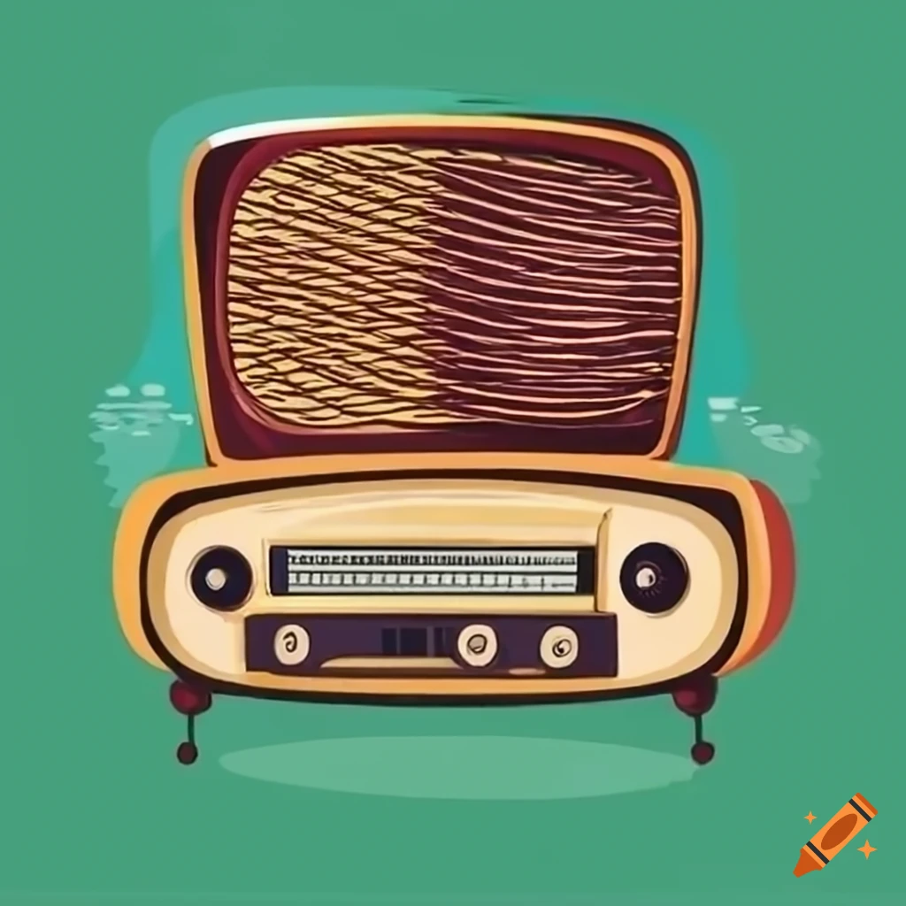 Vintage Radio Illustrations ~ Vintage Radio Vectors