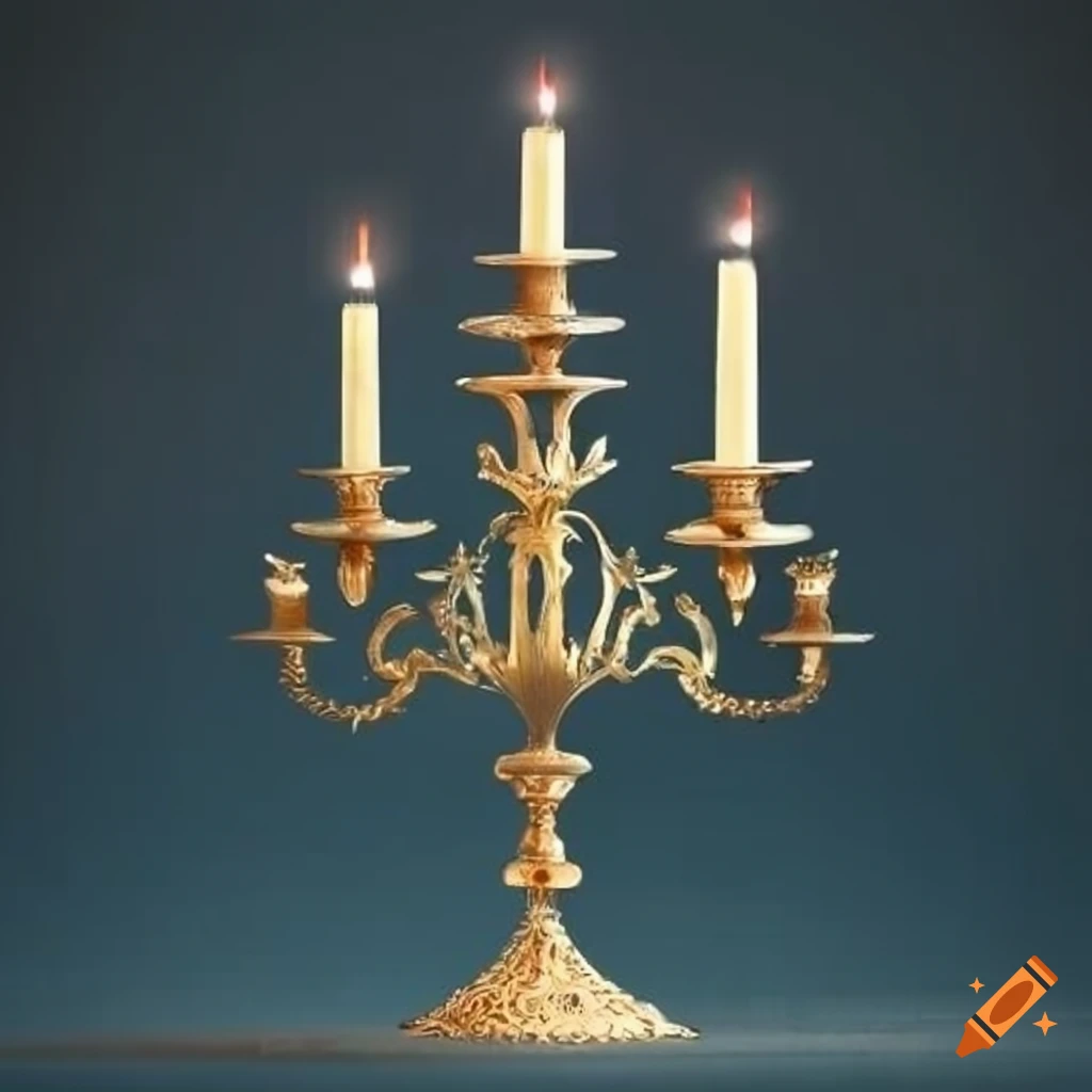 ornamental candlestick candelabrum