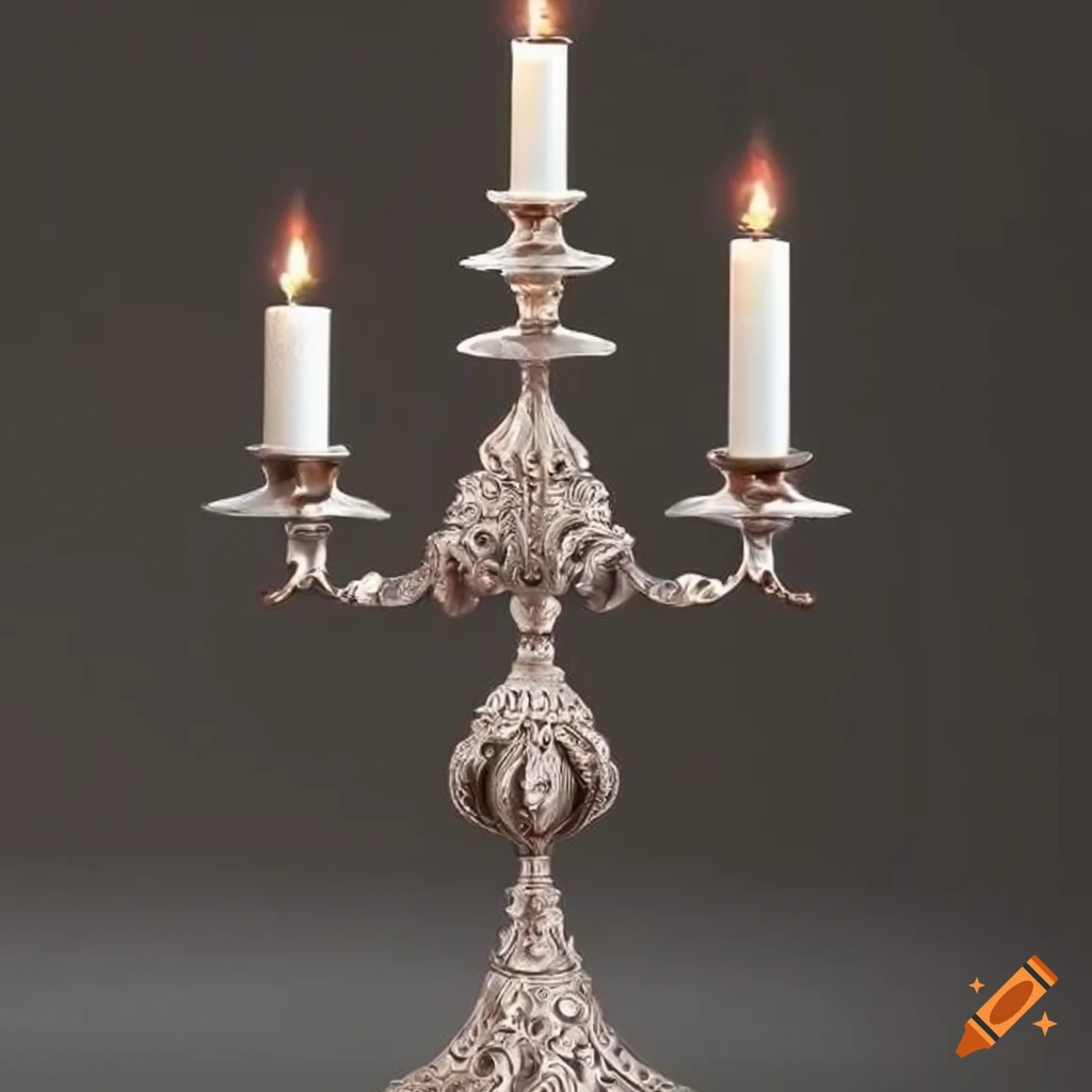 decorative ornamental candlestick candelabrum
