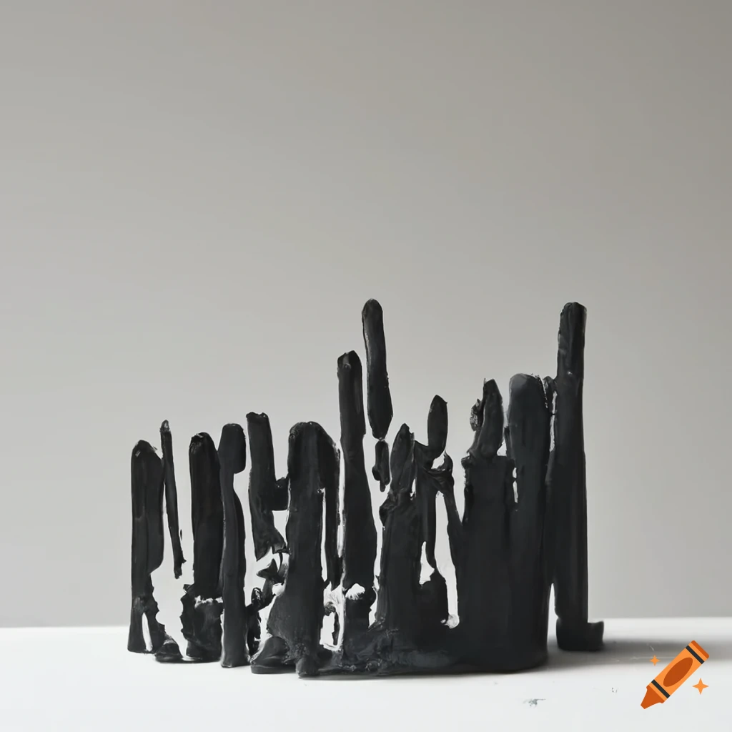 Black and white vintage diorama pictograms